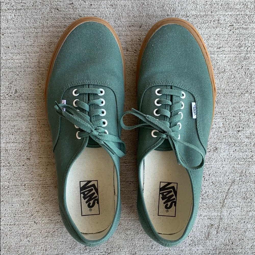 Men’s Forest Green Authentic Vans